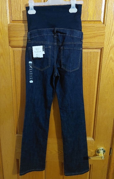 Thyme maternity jeans size petite xxs  color blue - Picture 2 of 4